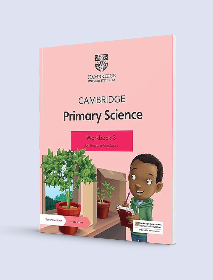 Cambridge Primary Science Workbook 3 2nd Edition with Digital Access book cover