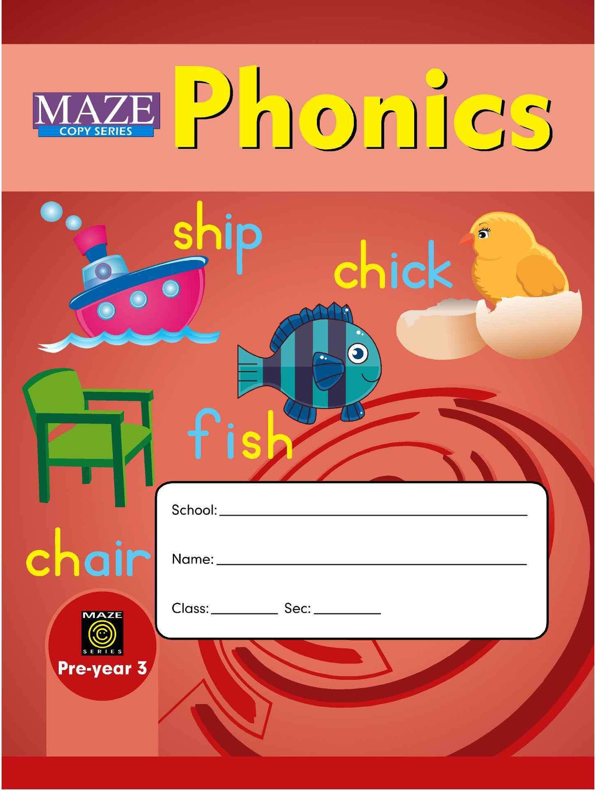 Maze Phonics Copy Series Pre-Year 3