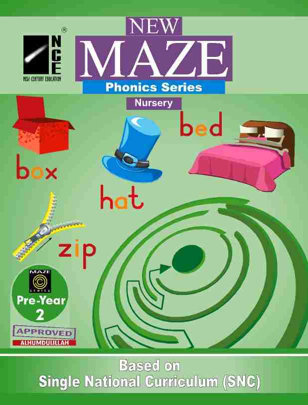 Maze Phonics Workbook Pre-Year 2