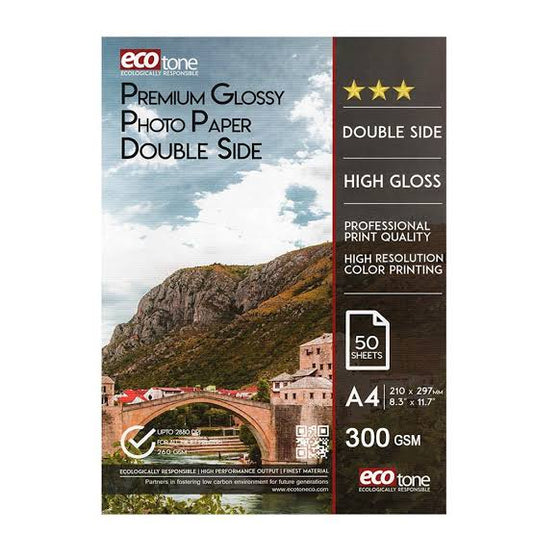 Premium double side Glossy Photo Paper A4 50 Sheets