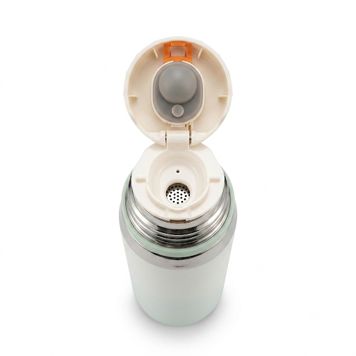 Insulated Stainless Steel Vacuum Flask Water Bottle with Cup Lid