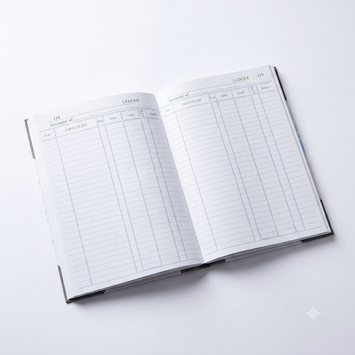 Account cash register with A-Z Index
