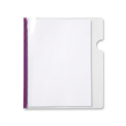 Clear Plastic Report Cover File Folder stick file pkt
