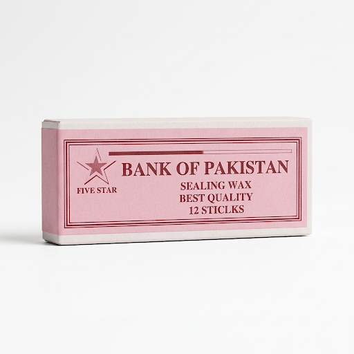 Bank of Pakistan Five Star Sealing Wax - 12 Sticks