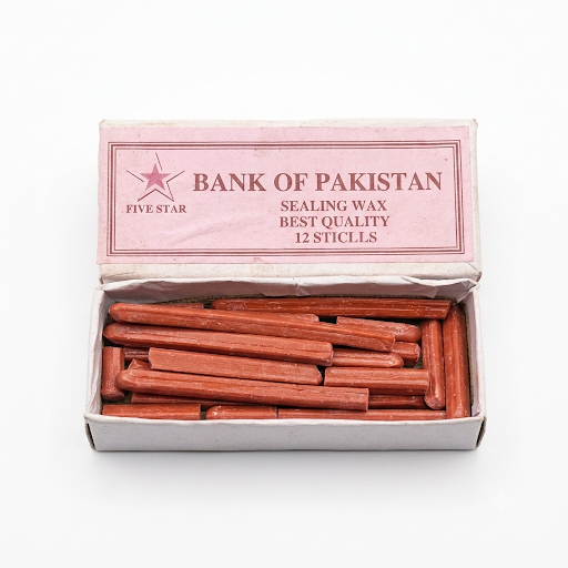 Bank of Pakistan Five Star Sealing Wax - 12 Sticks