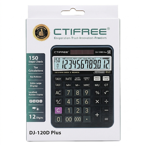 Ctifree DJ-120D Plus 12 Digit Tax Calculator