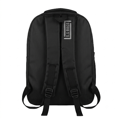 SS Kids School Bag – Embroidered Backpack with Star & Bear Design