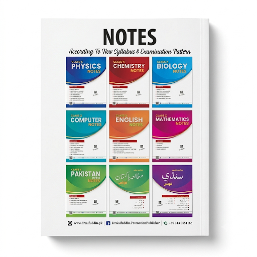 Class X Sindhi Notes (جماعت دهين سنڌي نوٽس) – Dr. Saifuddin