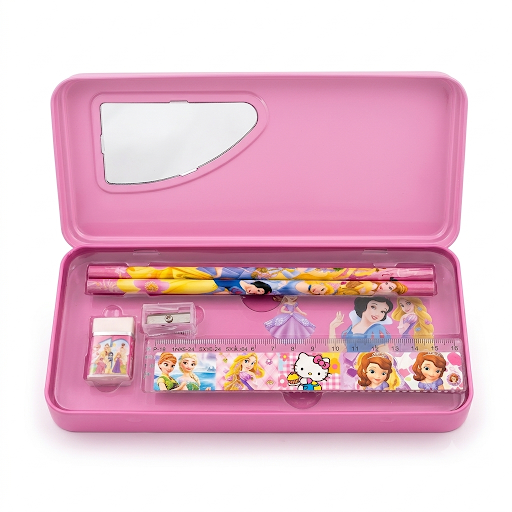 Pencil Box Stationery Set with Mirror