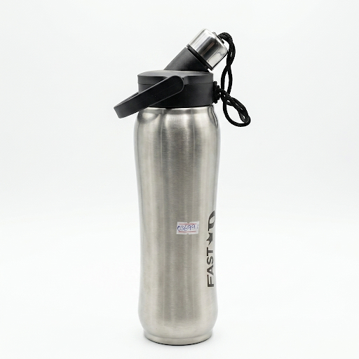 Steel Sports Flip-Lid Water Bottle