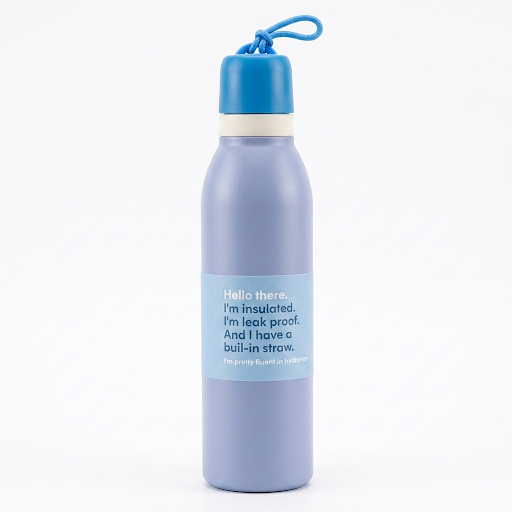 Travel Ice Cube Water Bottle – Sunflower Design