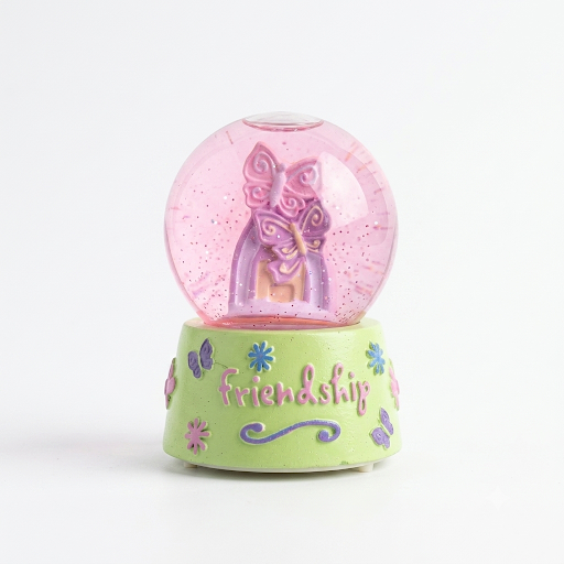 Mini Friendship Butterfly Water Globe