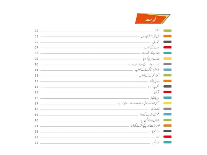 Islamiat Urdu Beginner page 1