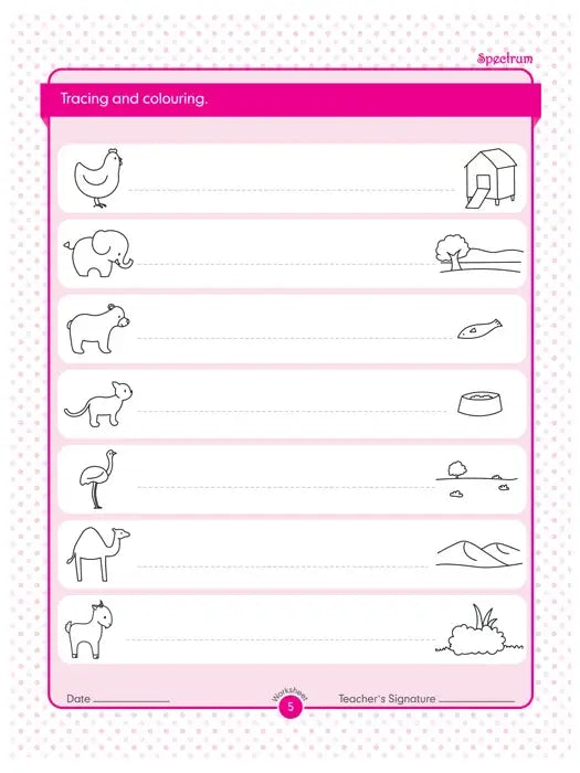 First Step English Worksheets page 2