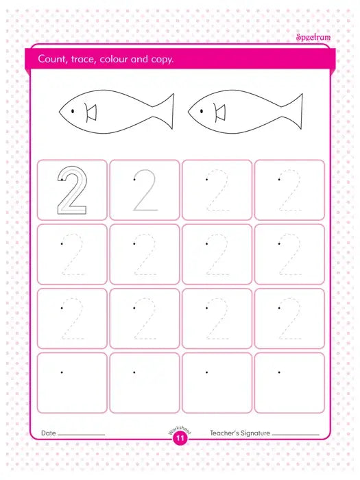 First Step Math Worksheet page 2