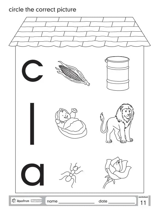 English language Worksheets Beginner page 3