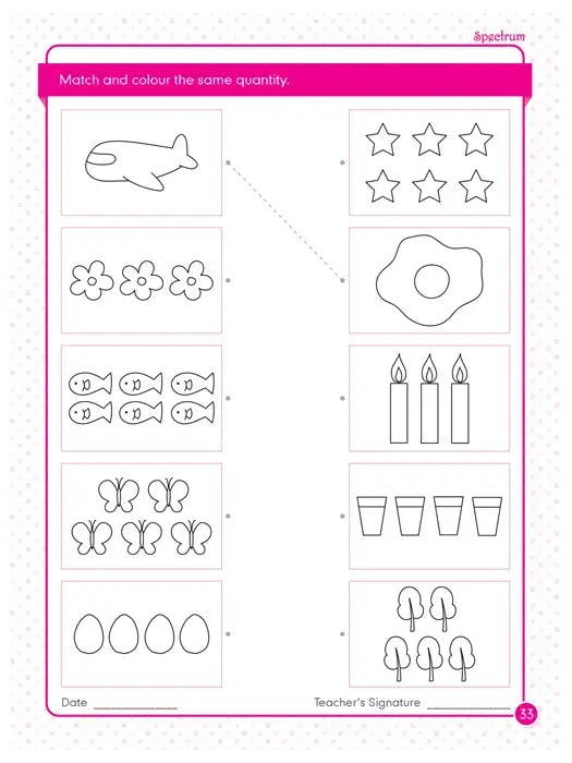 First Step Math Workbook page 4