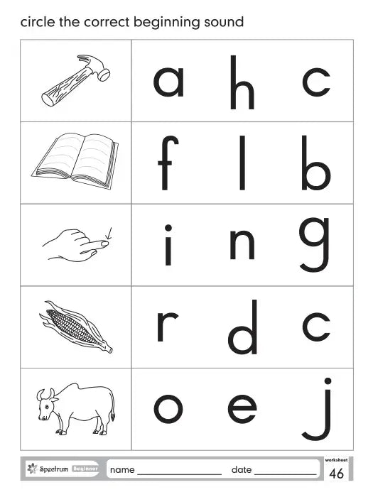 English language Worksheets Beginner page 5