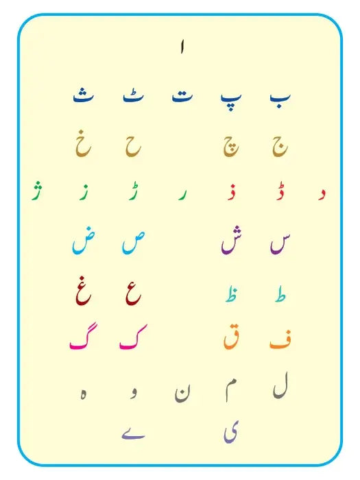 Urdu Qaida Beginner page 6