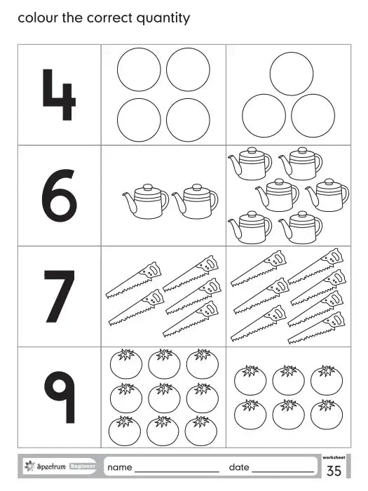 Building Mathematics Worksheets Beginner page 6