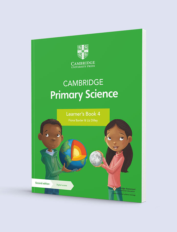 Cambridge Primary Science Learner's Book 4 cover with digital access