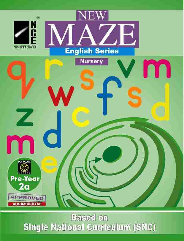 Maze Workbook Series English 2a
