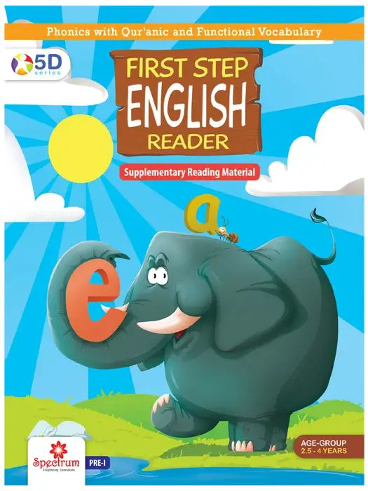 First Step English Reader title