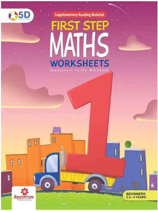 First Step Math Worksheet title