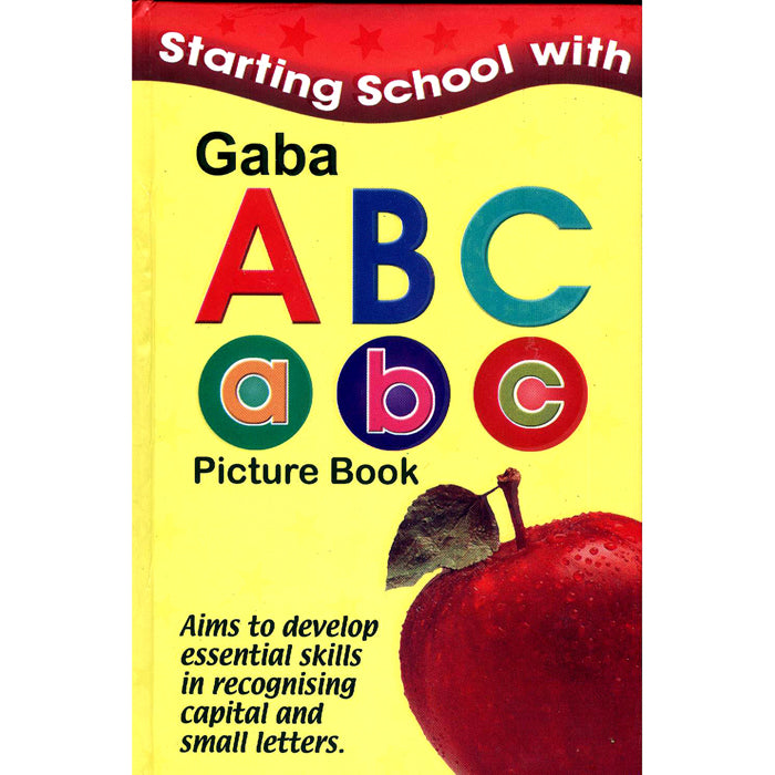 Gaba ABC Picture Book Capital and Small Alphabets