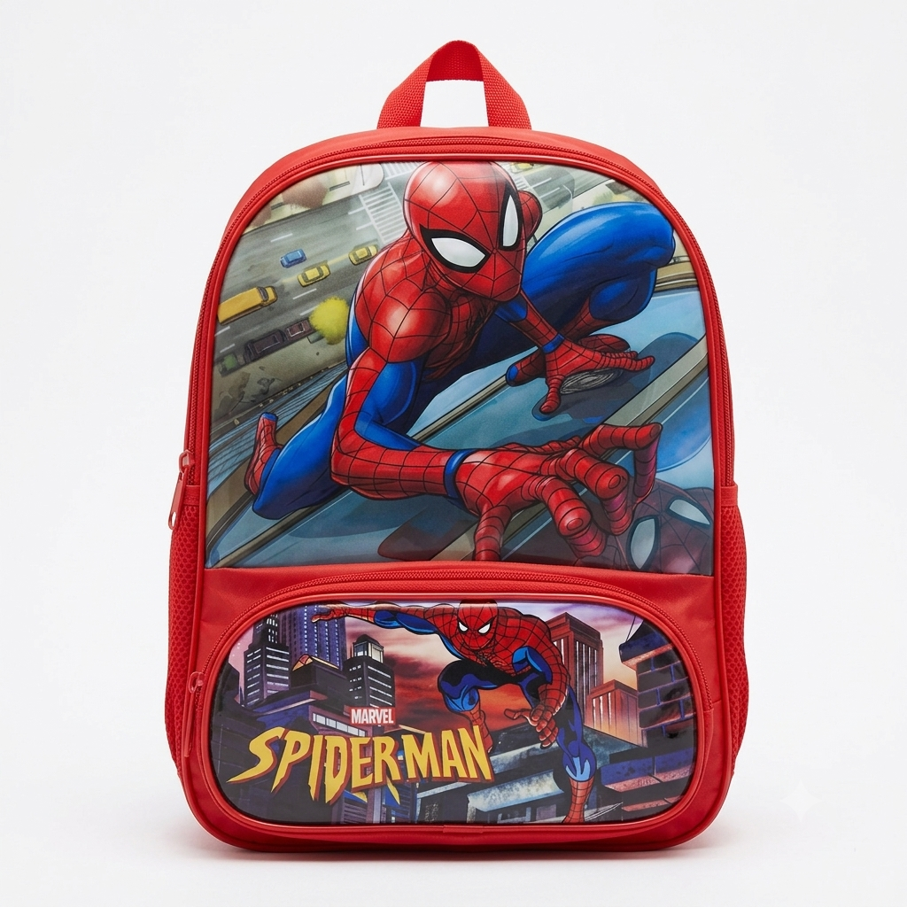 Kids Cartoon Print School Backpack – 3 Design Options (Mixed Series)