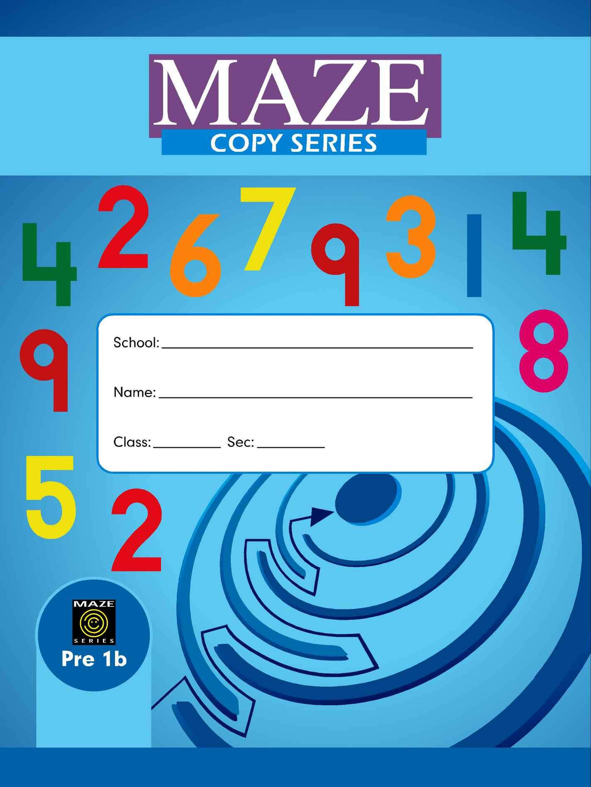1b Maze Copy Series Maths - Playgroup
