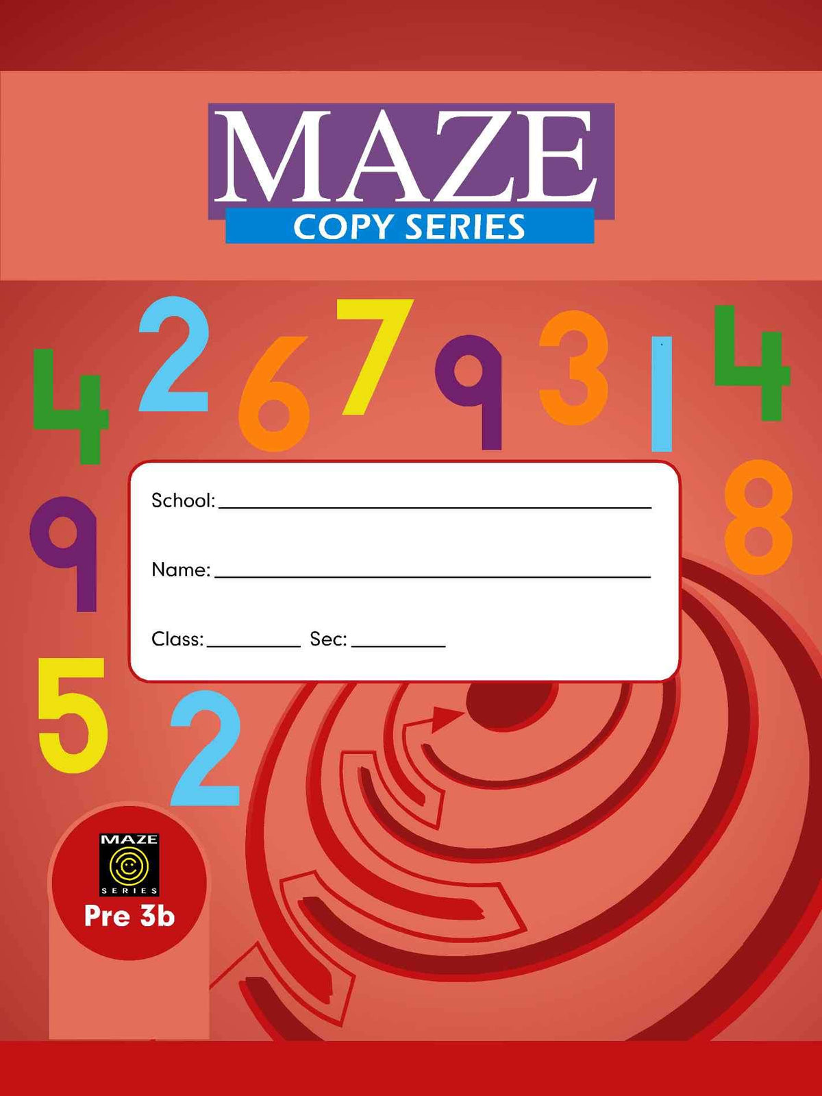 3b Maze Copy Series Maths - Kindergarten