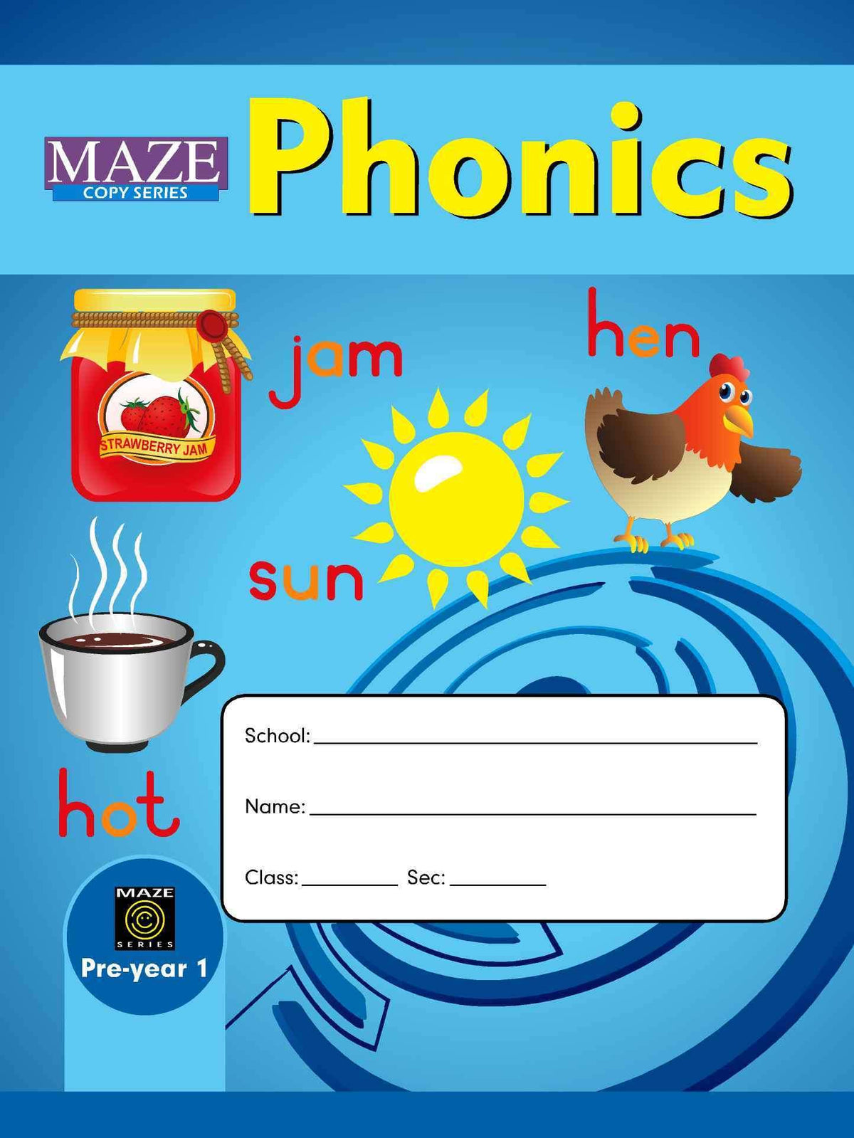 Maze Phonics Copy Series Pre-Year 1