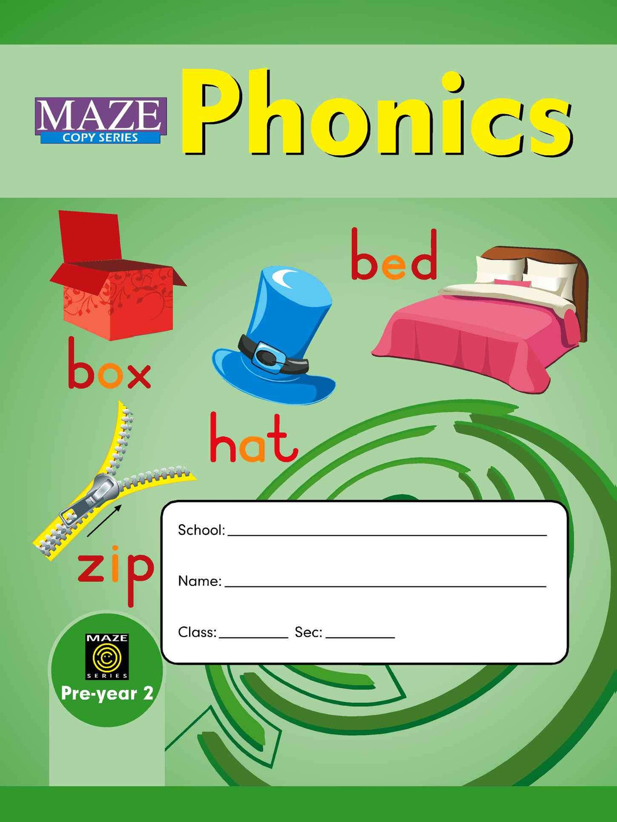 Maze Phonics Copy Series Pre-Year 2