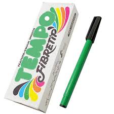 Tempo fiber tip marker Box of 10