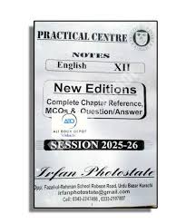 English Notes - Practical Centre (Class 12)