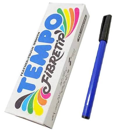Tempo fiber tip marker Box of 10