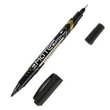 Deli Mate Dual Permanent Marker U104 - Box of 12