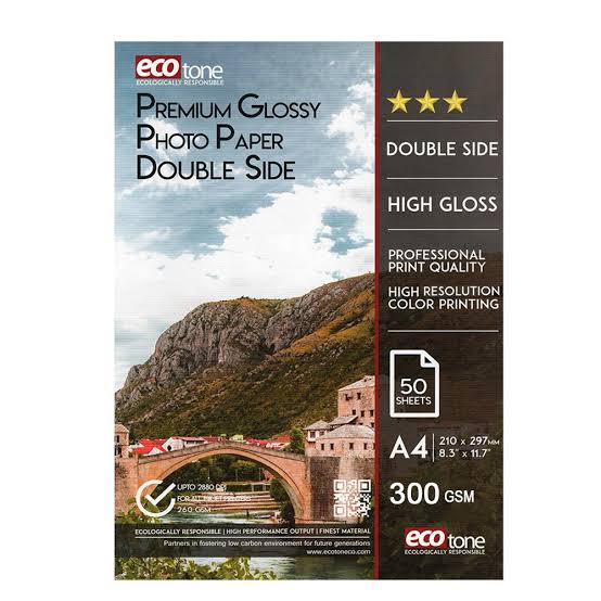 Premium double side Glossy Photo Paper A4 50 Sheets