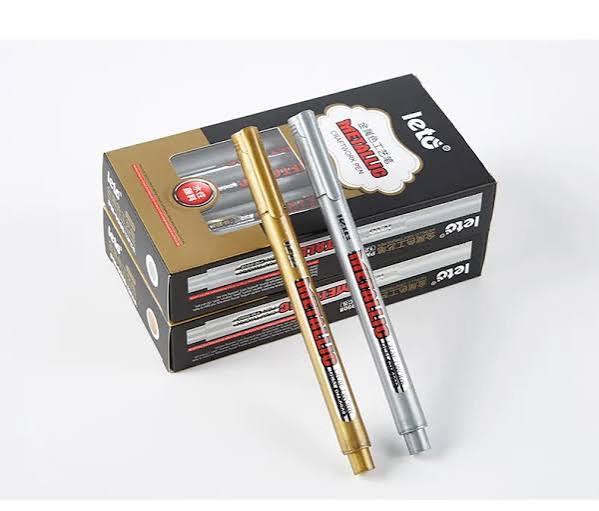 Leta Metallic Craftwork Pen box 12pc