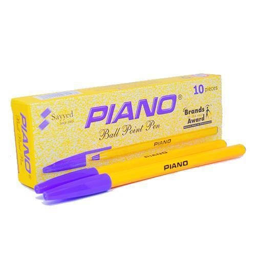 Piano Ball Point Pen - Box of 10 Blue