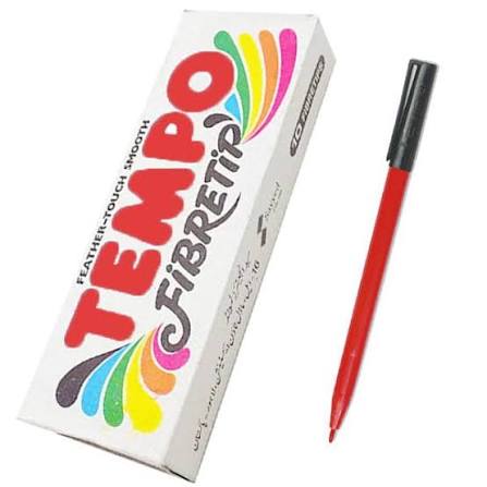 Tempo fiber tip marker Box of 10