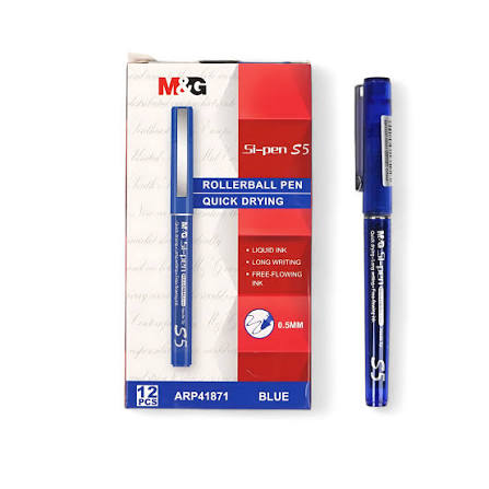 M&amp;G Si-pen S5 Rollerball Pen - Box of 12