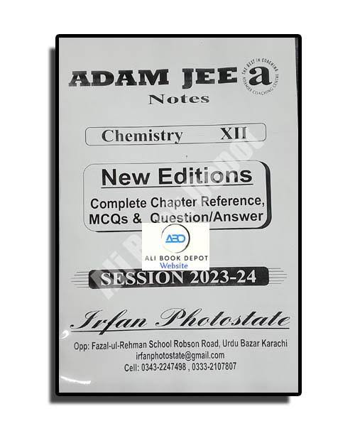 Chemistry Notes - Adamjee (Class 12)
