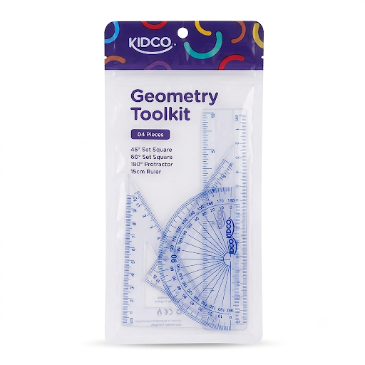 Kidco Geometry Toolkit - 4 Pieces