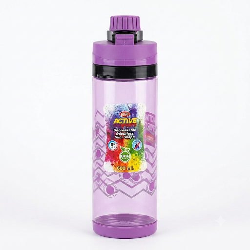 Bright Active Sports Water Bottle 600ml