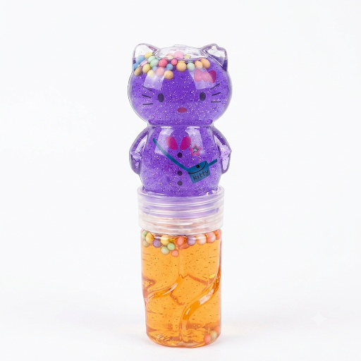 Hello Kitty Glitter Slime Bottle Toy (Bead Filled)