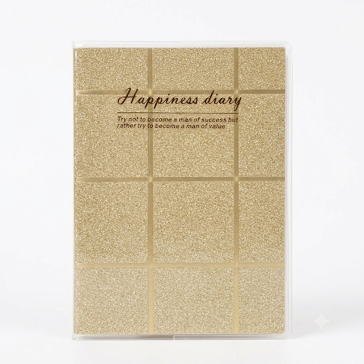 Happiness Diary – Glitter Pocket Diary (Random Design)