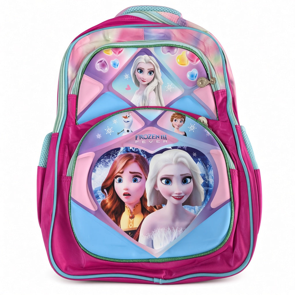 Kids Cartoon Print School Backpack – 3 Design Options