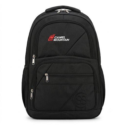 Camel Mountain Multi-Pocket Backpack
